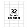 Avery&reg; Durable Easy Peel ID Labels, 1.25" x 1.75" , 256 Labels (6791)1