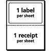 Avery&reg; TrueBlock Paper Receipt Shipping Labels8