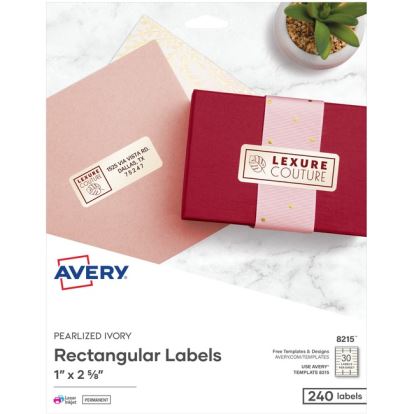 Avery&reg; Pearlized Address Labels1