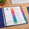 Avery&reg; Customizable Table of Contents Dividers, Ready Index(R) Printable Section Titles, Preprinted 1-10 Multicolor Tabs, 3 Sets (11072)7
