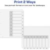Avery&reg; 8-tab Custom Table of Contents Dividers3