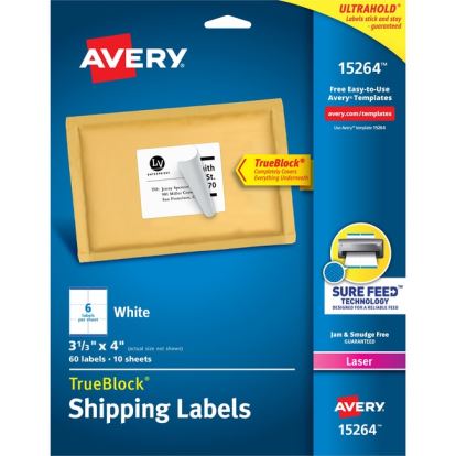 Avery&reg; Easy Peel White Shipping Labels1