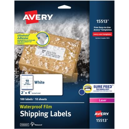 Avery&reg; Weatherproof Mailing Labels with TrueBlock1