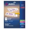 Avery&reg; Perforated Raffle Tickets with Tear-Away Stubs - 2-Sided Printing2