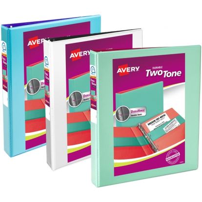 Avery&reg; 1/2" Two-Tone View 3-Ring Binder With Pockets1