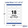 Avery&reg; Sure Feed Printable Glossy White Labels5