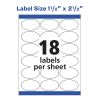 Avery&reg; Sure Feed Glossy Labels1