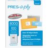 Labels, Inkjet/Laser Printers, 0.5 x 1.75, White, 80/Sheet, 100 Sheets/Pack1