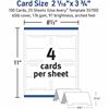 Avery&reg; Laser, Inkjet Tent Card - White5