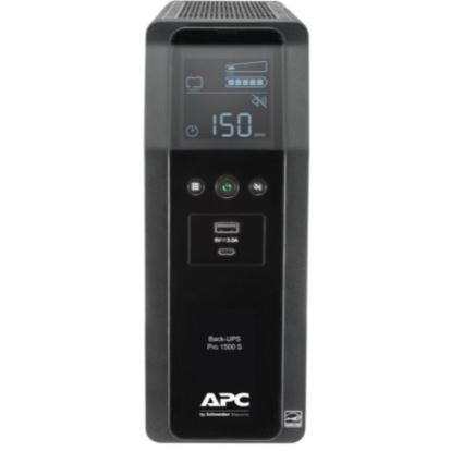 APC by Schneider Electric Back UPS PRO 1500VA Line Interactive Tower UPS1