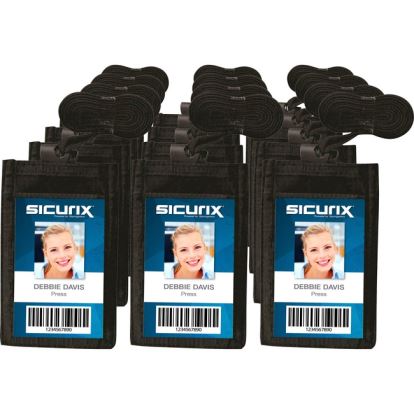 SICURIX Carrying Case (Pouch) Business Card - Black1
