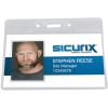 SICURIX Vinyl Punched ID Badge Holders - Horizontal1