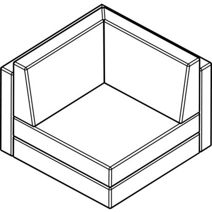 Arold Cube 300 Corner Armchair1