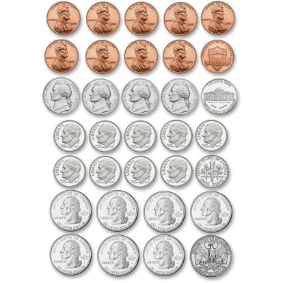 Ashley US Coin Money Set Die-cut Magnets1