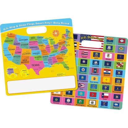 Ashley U.S. Map/Flags Smart Poly Busy Board1
