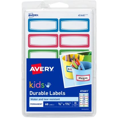 Avery&reg; Kids Gear Durable Labels1