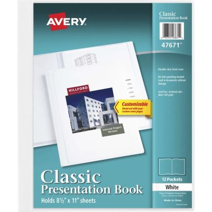 Avery&reg; White Presentation Book1
