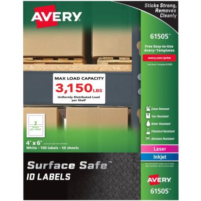 Avery&reg; Surface Safe ID Labels1