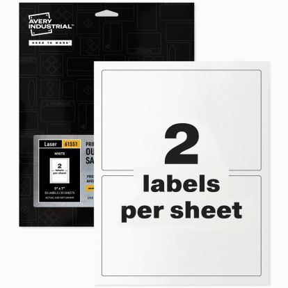 Avery&reg; Adhesive Printable Vinyl Signs1