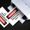 Avery&reg; Danger Header Printable Outdoor Vinyl Signs2