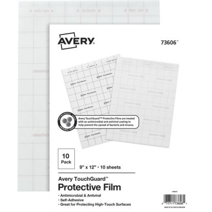Avery&reg; TouchGuard Protective Film Sheets1