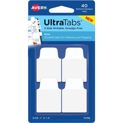 Avery&reg; Ultra Tabs Repositionable Mini Tabs1