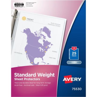 Avery&reg; Standard-Weight Sheet Protectors1
