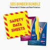 Avery&reg; UltraDuty SDS Binder Bundle with 3" Durable Poly Binder with Chain, Plastic A-Z Dividers, Sheet Protectors4