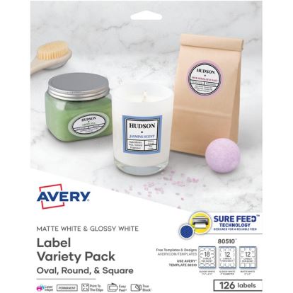 Avery&reg; Sure Feed Label Variety Pack1