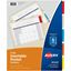 Avery&reg; Insertable 5-Tab Dividers1