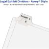 Avery&reg; Side Tab Individual Legal Dividers5
