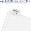 Avery&reg; Side Tab Individual Legal Dividers5