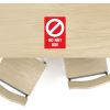 Avery&reg; Surface Safe DO NOT USE Table & Chair Decals2