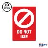 Avery&reg; Surface Safe DO NOT USE Table & Chair Decals3