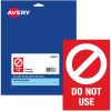 Avery&reg; Surface Safe DO NOT USE Table & Chair Decals4