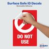 Avery&reg; Surface Safe DO NOT USE Table & Chair Decals6