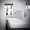 Avery&reg; Surface Safe PREVENT GERMS Wall Decals2