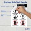 Avery&reg; Surface Safe PREVENT GERMS Wall Decals5
