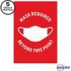 Avery&reg; Surface Safe MASK REQUIRED Wall Decals6