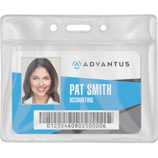Advantus Vinyl ID Badge Holders1