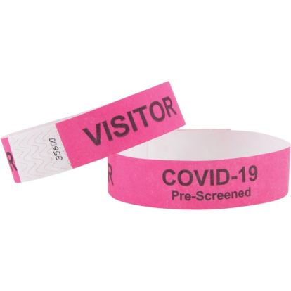 Advantus COVID Prescreened Visitor Wristbands1