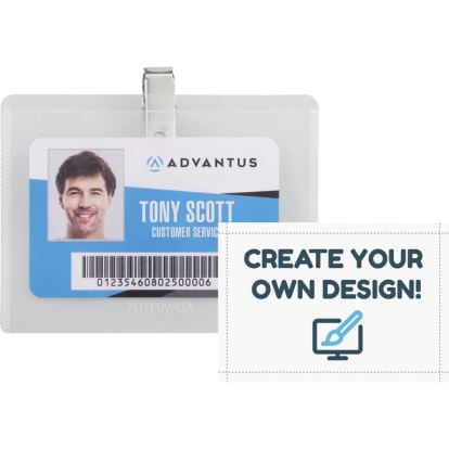 Advantus DIY Clip-style Name Badge Kit1