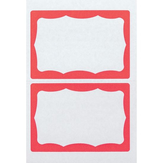 Advantus Color Border Adhesive Name Badges1