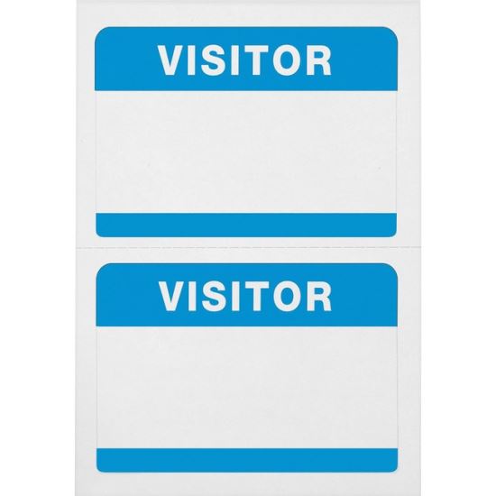 Advantus Self-Adhesive Visitor Badges1