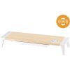 Bostitch Wireless Charging Wooden Monitor Stand7