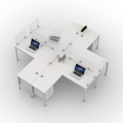 Boss Simple System 4-unit Desk1
