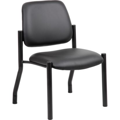 Boss Antimicrobial Armless Guest Chair, 300 lb. Weight Capacity1