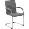 Boss Chrome Frame Vinyl Side Chairs1