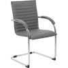 Boss Chrome Frame Vinyl Side Chairs5