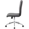 Boss Black Vinyl Armless Hospitality Chair4